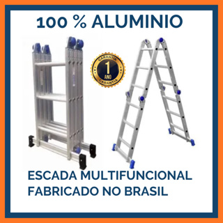 Escada Telescópica Multifuncional de Alumínio 6,9 Metros (OFERTA EXCLU