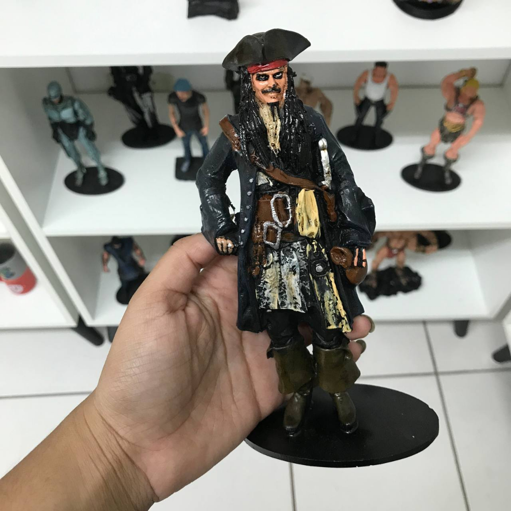 Piratas Do Caribe Nendoroid 1557 Jack Mudança De Sparrow