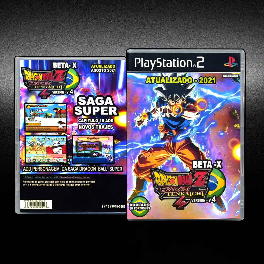 Dragon Ball Beta X - Dublado - Personagem Super / Heroes - Repro Ps2 ...