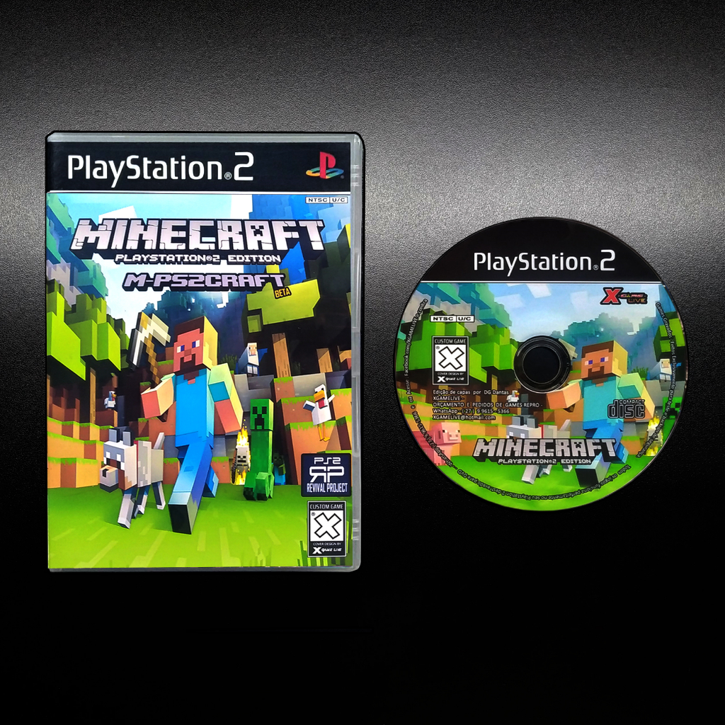 Minecraft [REPRO-PACTH] - PS2 - Sebo dos Games - 10 anos!