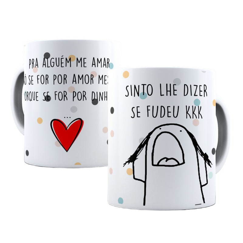 Caneca Frase Dieta Flork Meme Engraçado Divertida Humor Kkk