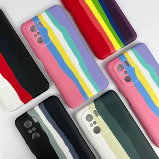 Capinha Arco Íris Colorida Xiaomi Poco F3 / Mi 11X / Mi 11i / Capa Para Celular Forrada (CF38)