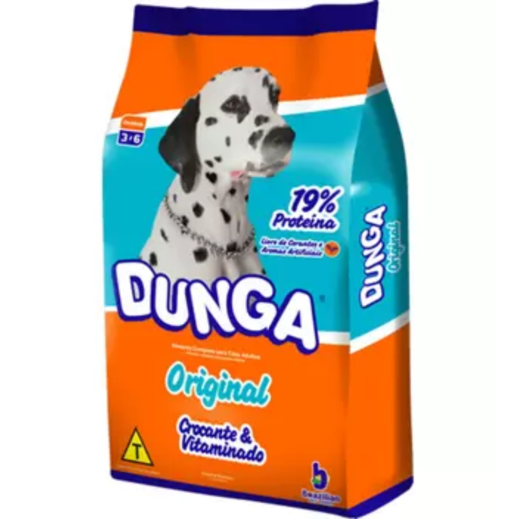 Ração Dunga Original Para Cães Adultos - 25 Kg | Shopee Brasil