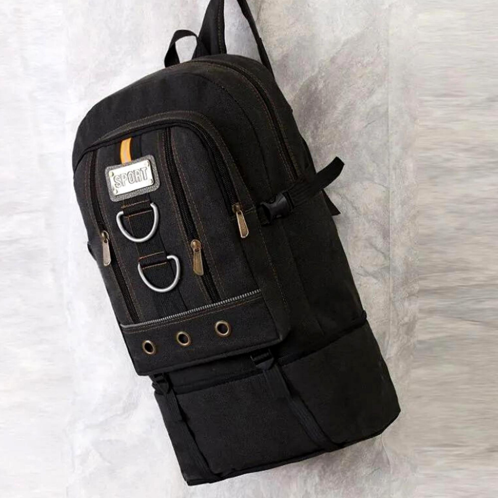 Mochila Grande De Lona 50L/35L Reforçada Resistente Ultra Durável ...