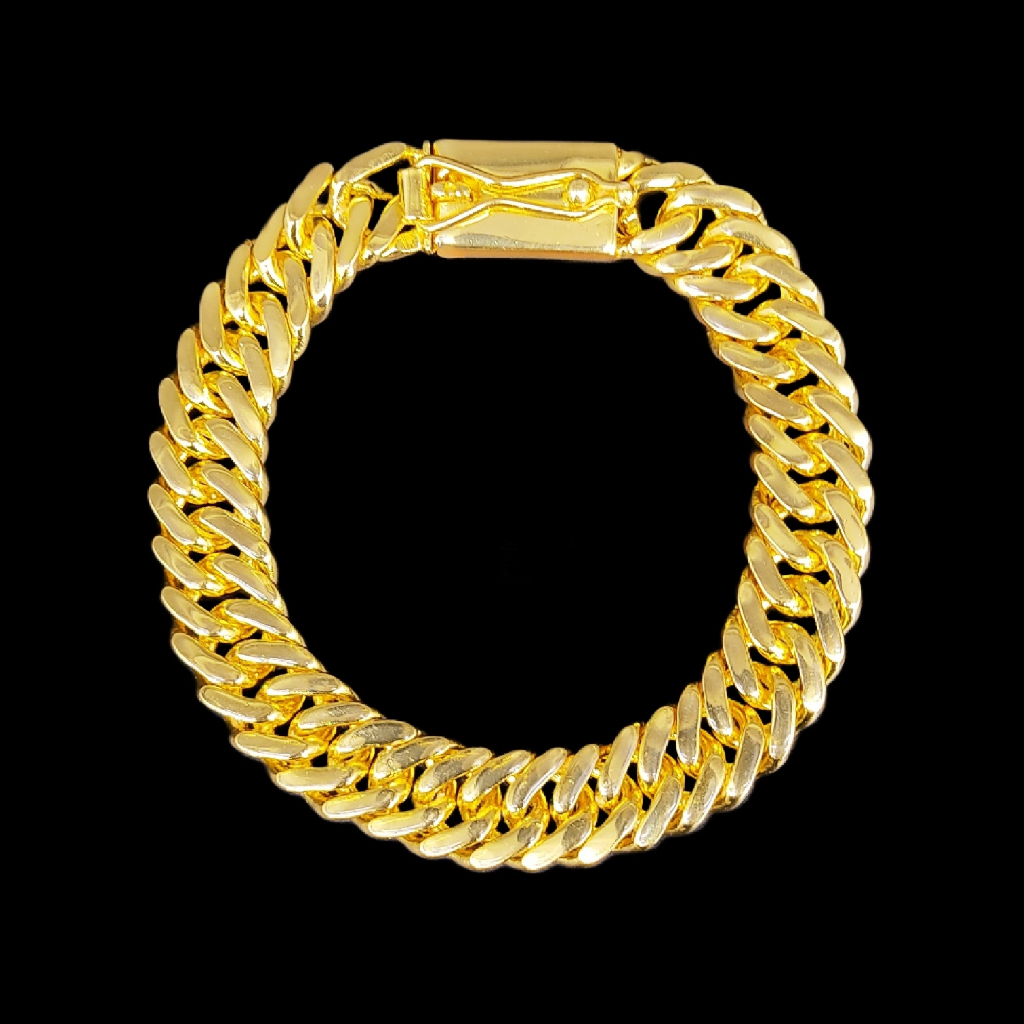 Pulseira Masculina Lacraia 13mm Luxuosa Feita em Moeda Antiga