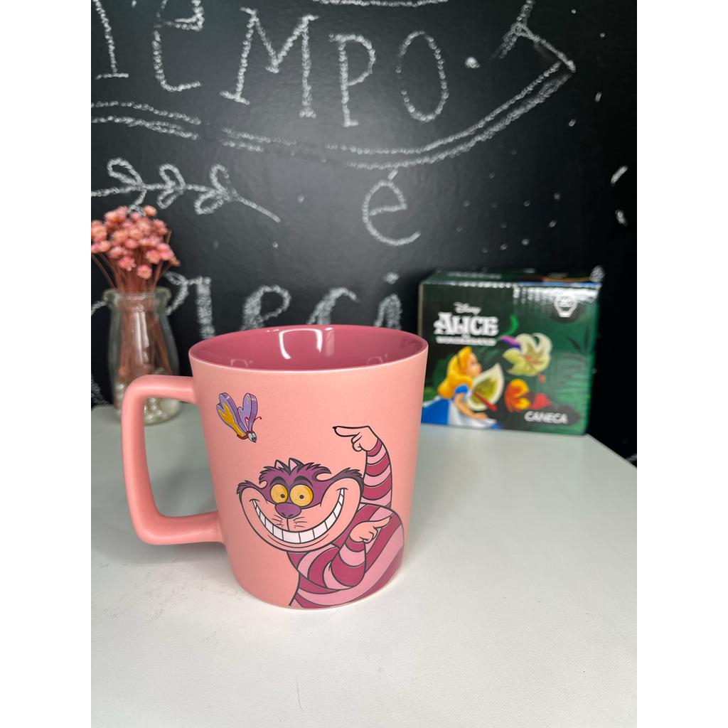 Caneca Gato Risonho - Alice no País das Maravilhas - 400ml - Zona Criativa