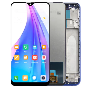 6.3" Frontal Display Para Redmi Note 8T Touch Tela Compativel M1908C3XG Lcd Substituição Com Aro