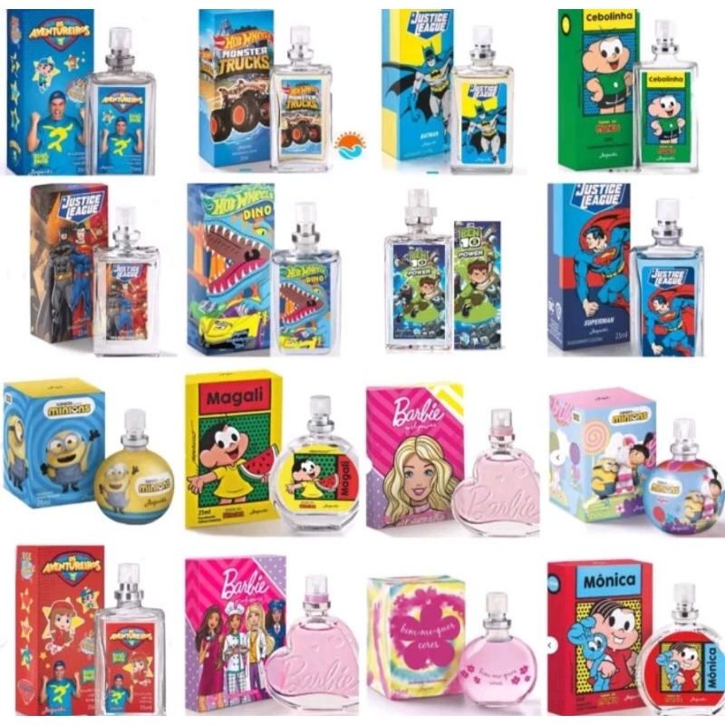 Jequiti Miniatura Colônia Infantil Feminina e Masculino 25ml Jequiti ...