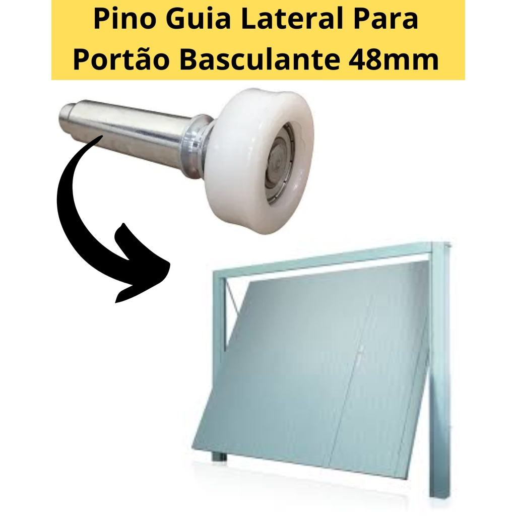 Rolo de poste de guia de portão deslizante, universal liso sem emperrar  Conjunto de suporte de guia de portão M12 para porta de enrolar