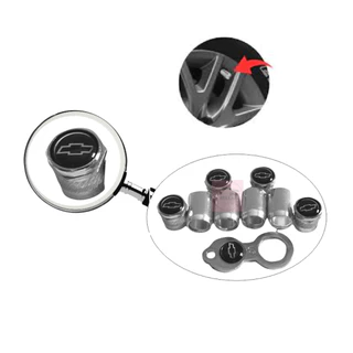 Kit de Bicos Cromado - Para Valvula Modelo Chevrolet Antigo