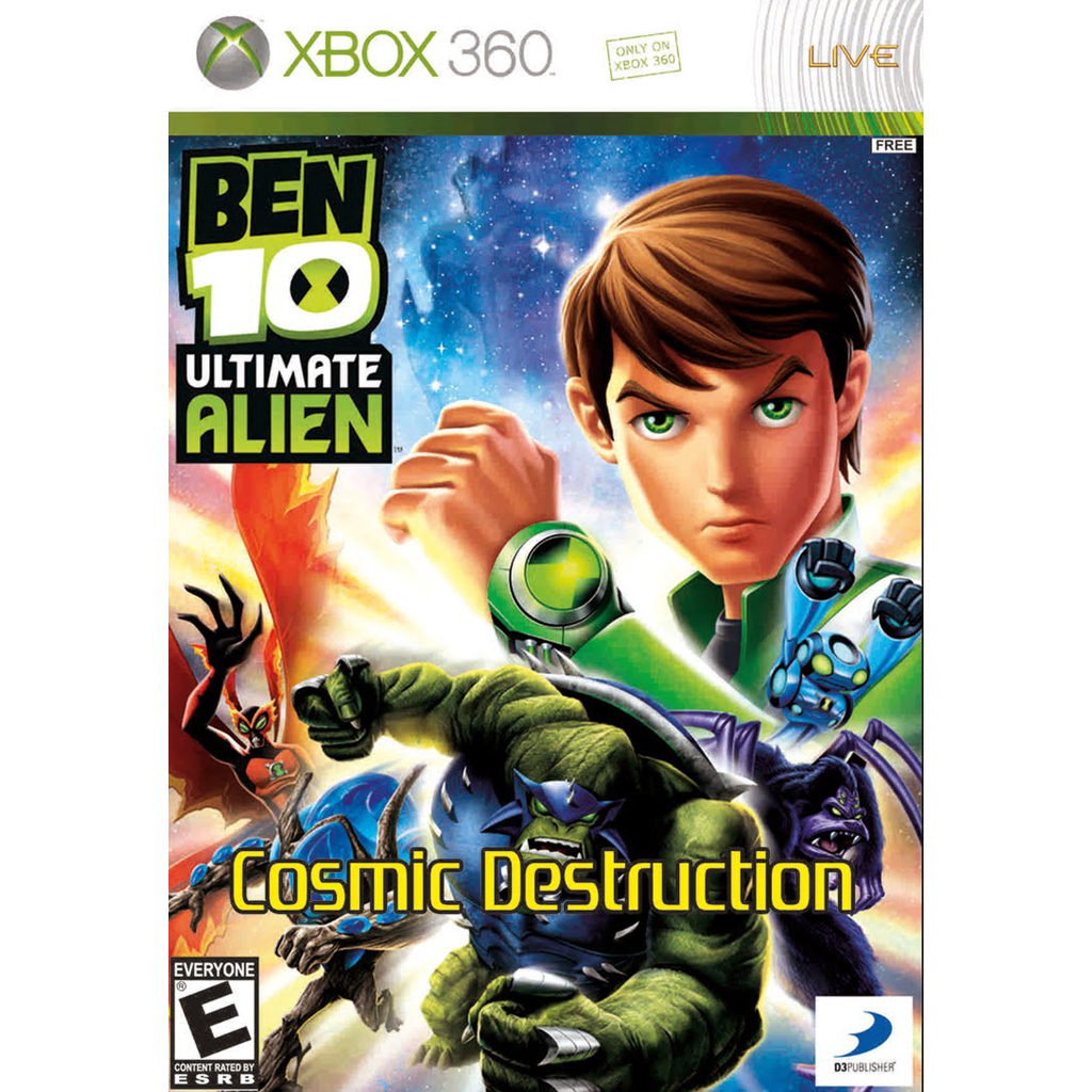 ben 10 cosmic destruction xbox 360 - MIDIA FÍSICA