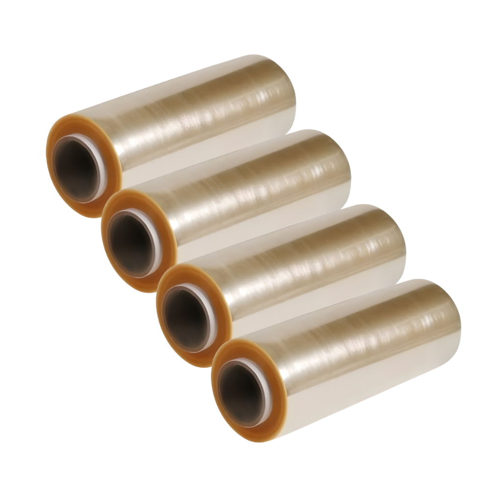 Kit 4 Rolo Bobina Plastico De Filme Pvc 28cm X 100 Metros Melhor Qualidade