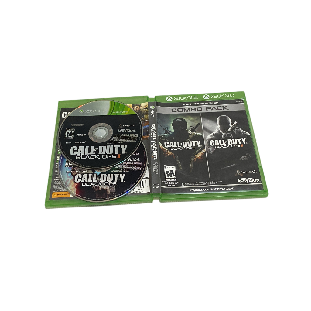 Jogo Call of Duty: Black Ops 1 + Call of Duty: Black Ops II (Combo Pack) -  Xbox 360