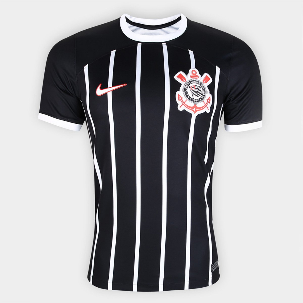 Camisa Do Corinthians Preta 2023 2024 Tailandesa - Edição Limitada