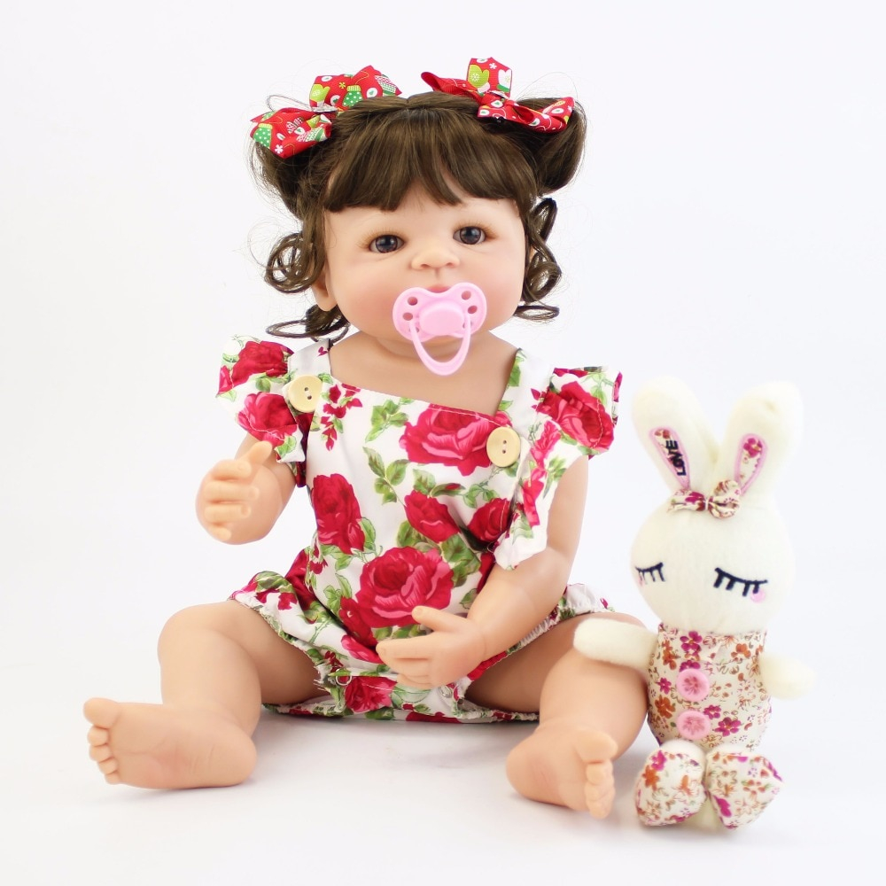 Boneca baby reborn de 40cm, boneca realista de corpo macio com