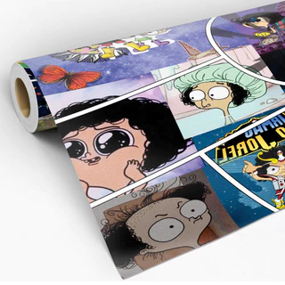Papel de Parede Adesivo Irmão do Jorel Desenho Cartoon Network Adesivo Lavável - Pro Decor