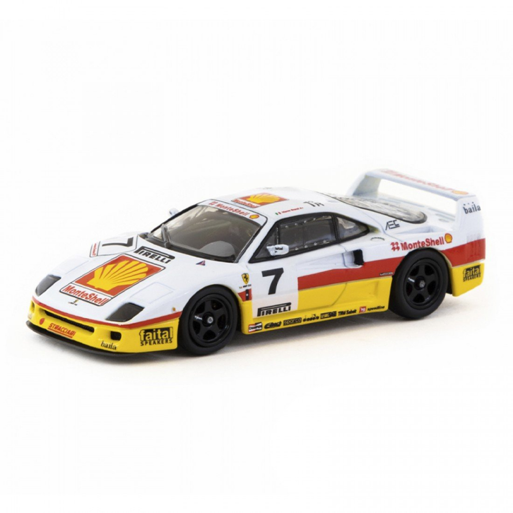 Ferrari F40 rouge au 1/64 de Tarmac T64R-076-RE