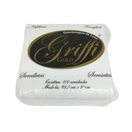 Kit 3 Guardanapos de Papel Griffi Luxo Grande 29,5 x 30cm Crepado ...