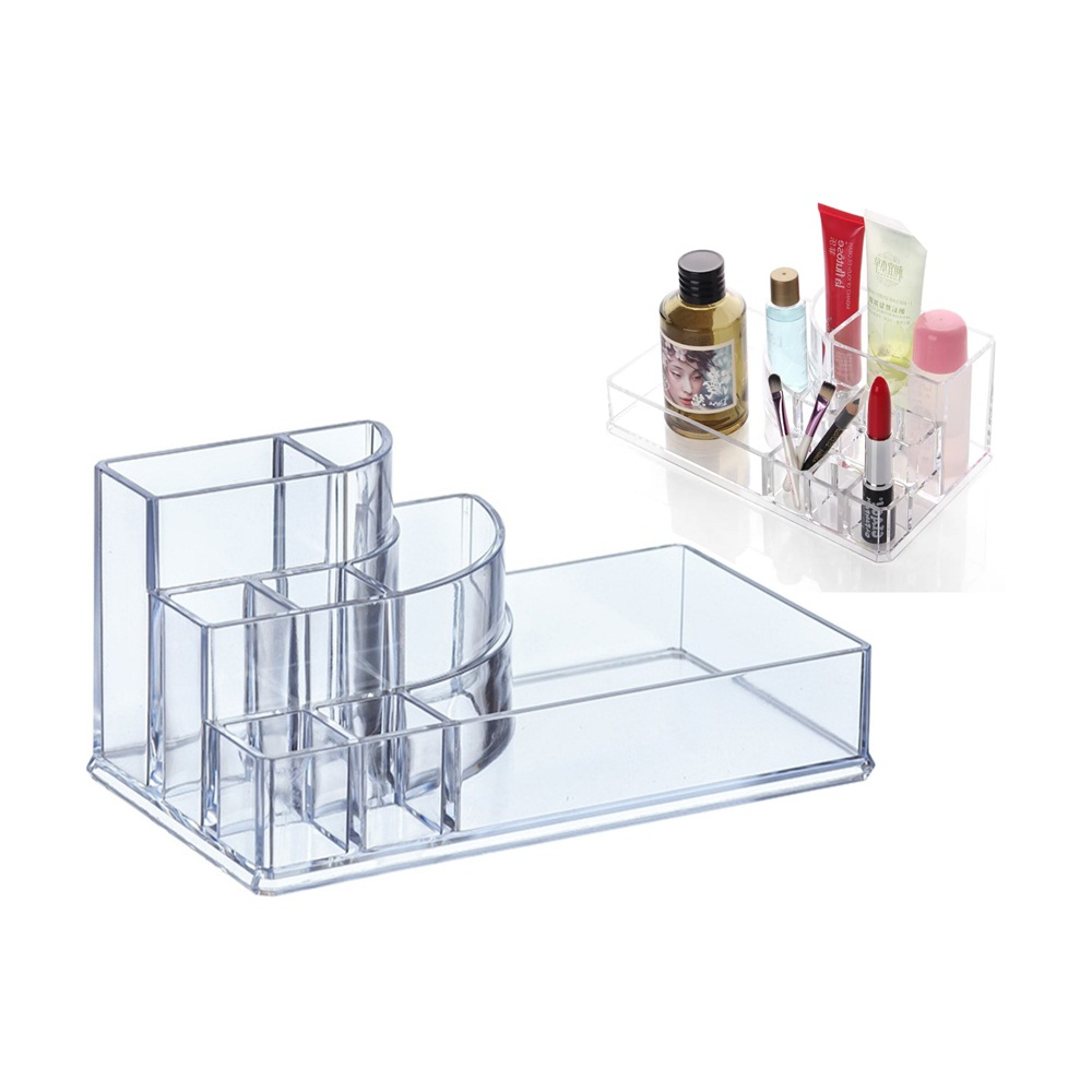 Organizador Maquiagem Cosméticos Acrílico Pincel Makeup Baton