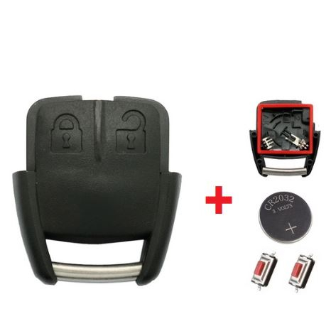 Capa Completa Chave Gm Agile Corsa Celta Montana + Bateria + Botões