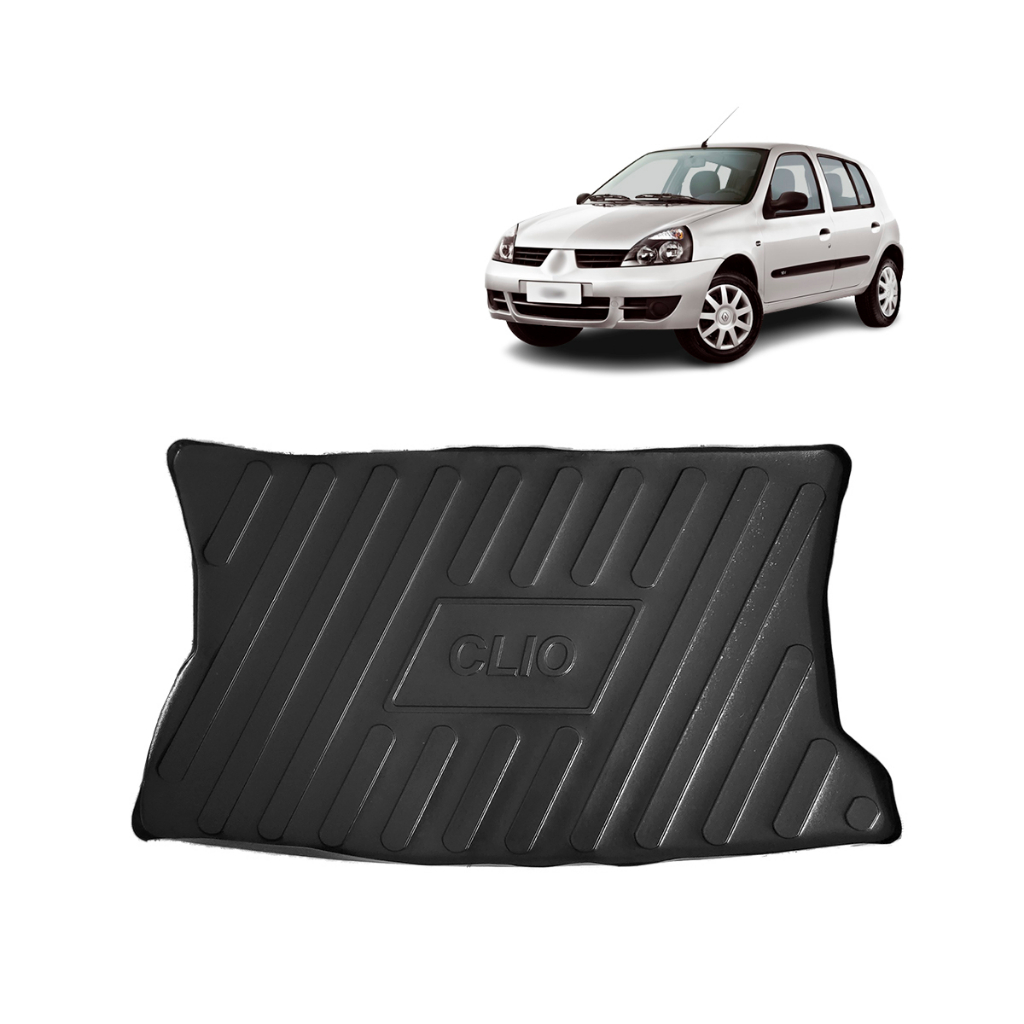 Tapete Clio 2000 a 2017 Protetor Porta Malas Bandeja Relevo