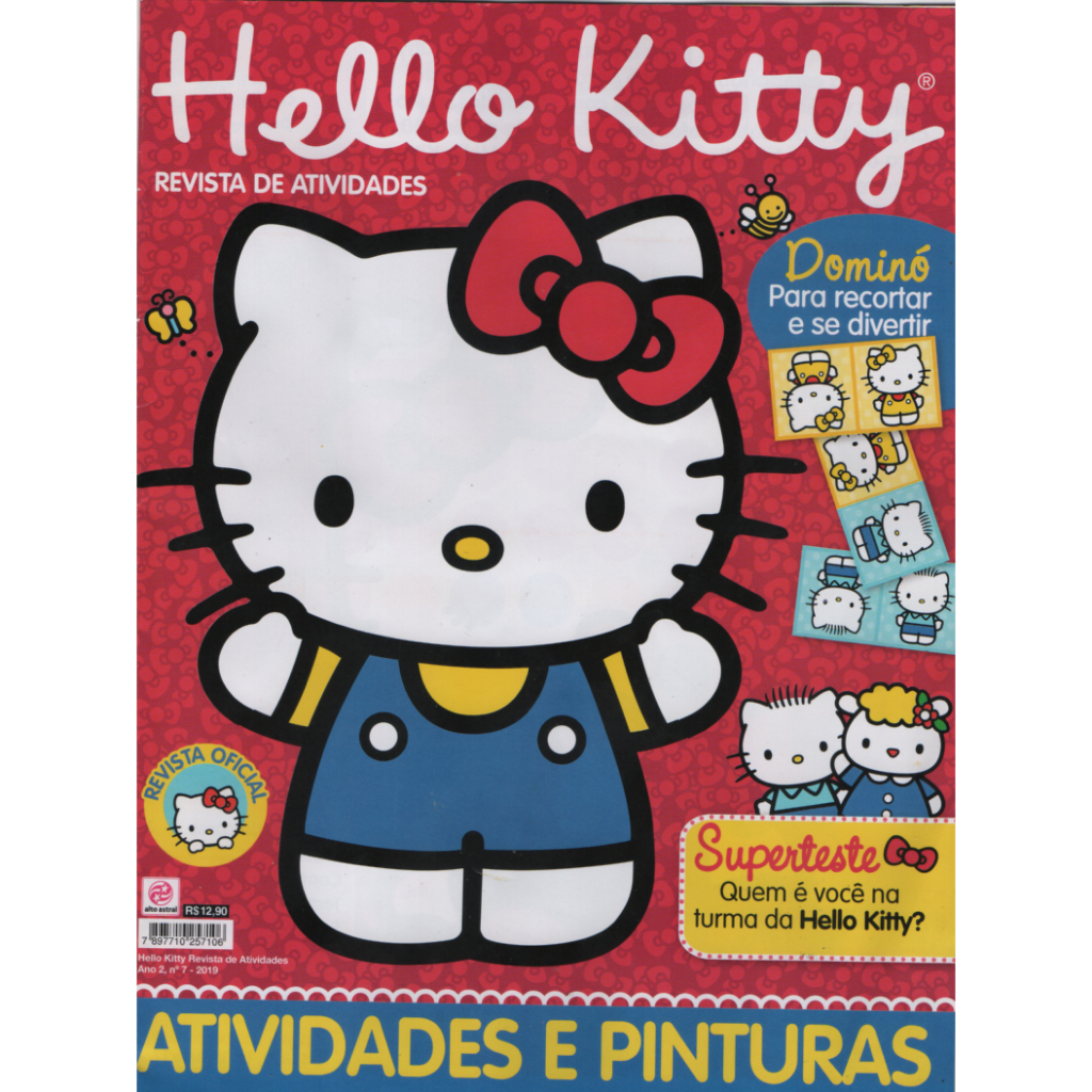 Revista Infantil Desenho E Atividades Hello Kitty - Revista Oficial |  Shopee Brasil