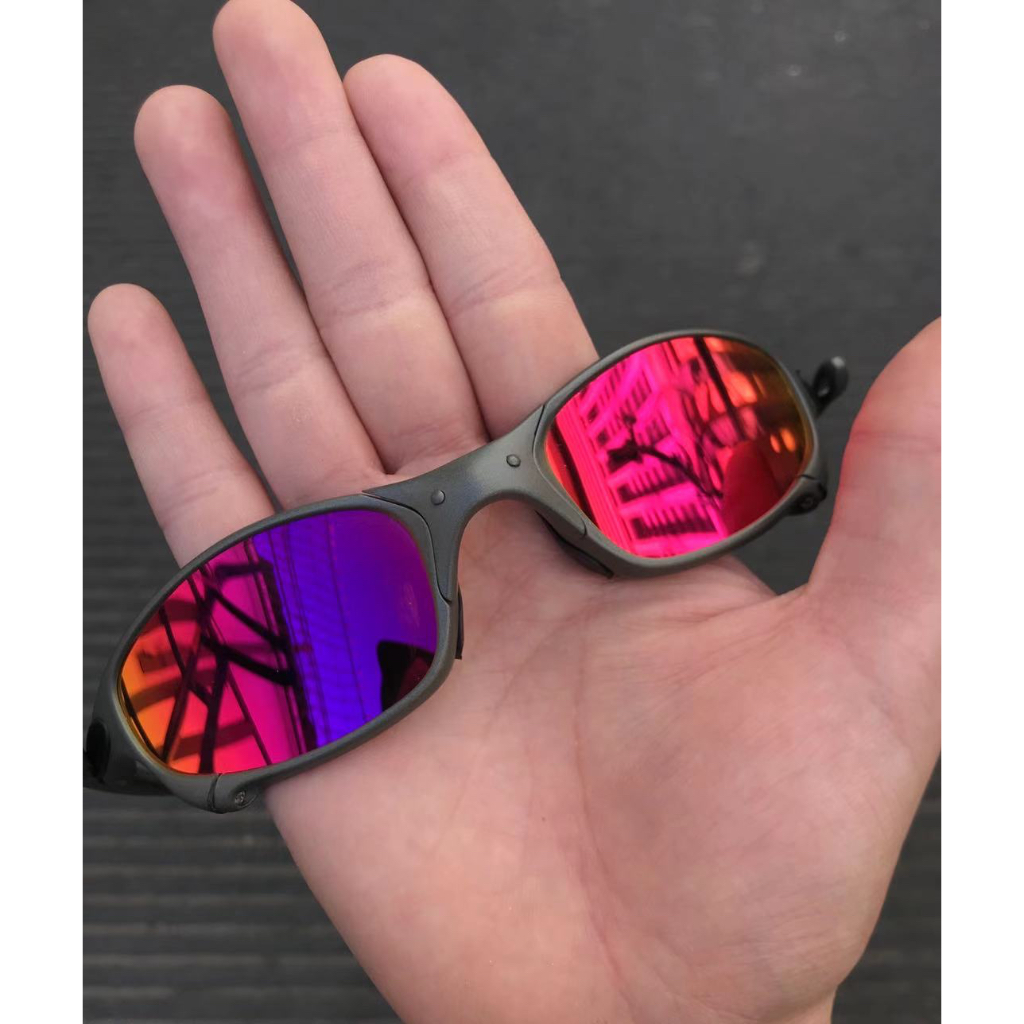 Óculos de Sol Oakley Juliet Neymar Lupa Rosa Brilhante X Metal Squared xx  moda das blogueiras - Escorrega o Preço