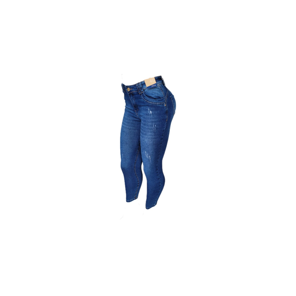 Calça jeans com enchimento best sale de silicone