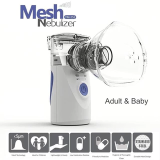 Nebulizador inalador ultrassônico portátil a pilha e bivolt em Oferta na Shopee