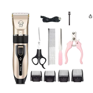 Kit Para Tosa De Cachorros E Gatos Pets Maquina Recarregável