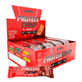 Protein Crisp Bar 12Un 45G - Integralmedica Suplemento Barra De Proteína