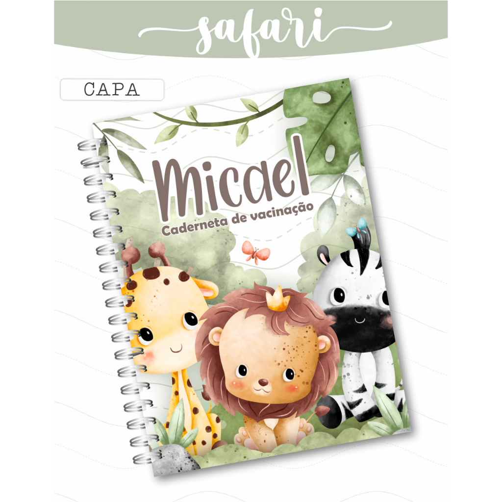 Painel Safari Cute Bichos Leão Elefantinho Baby Redondo Estampado em Tecido  Malha