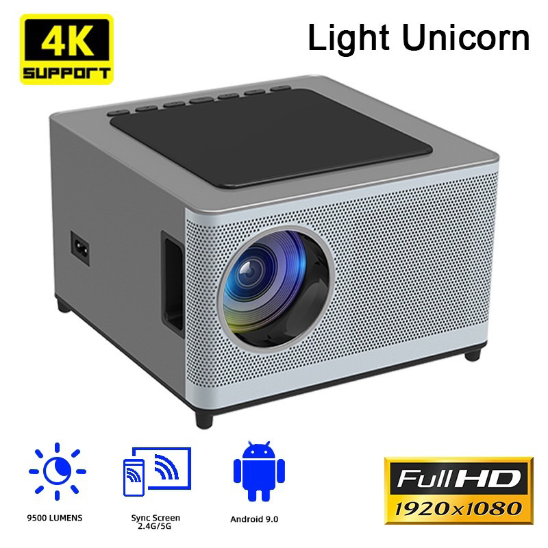 Wifi Projetor LED de alta definição 4K 3500 Lumens, projetor portátil  compatível com HDMI, AV, USB, stick de TV para filmes ao ar livre e  entretenimento doméstico