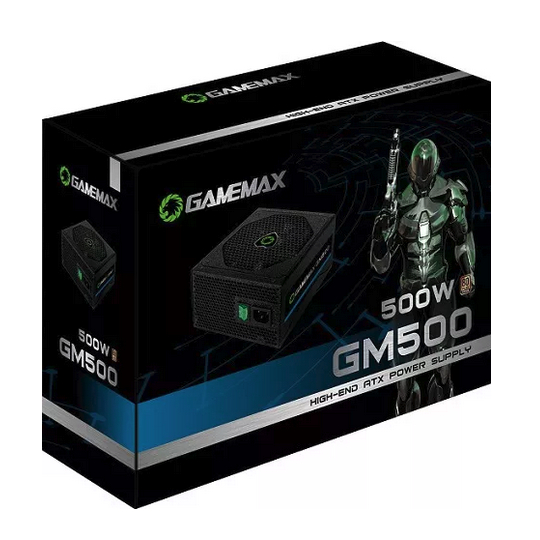 Fonte Gamemax 500W 80 Plus Bronze - GMX GM500