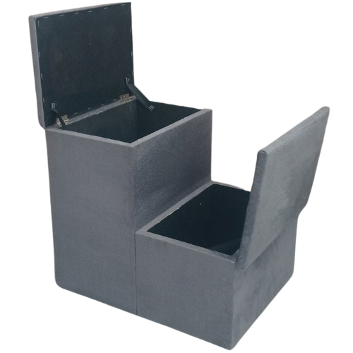 Escada 2 Baú De Cachorro Gato 42 Cm De Altura Escadinha Pet