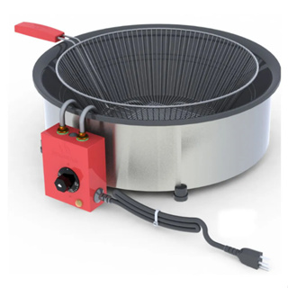 Fritadeira Tacho Fritador Industrial elétrico 7L Pr-70E 127V profissional aço inox Progás