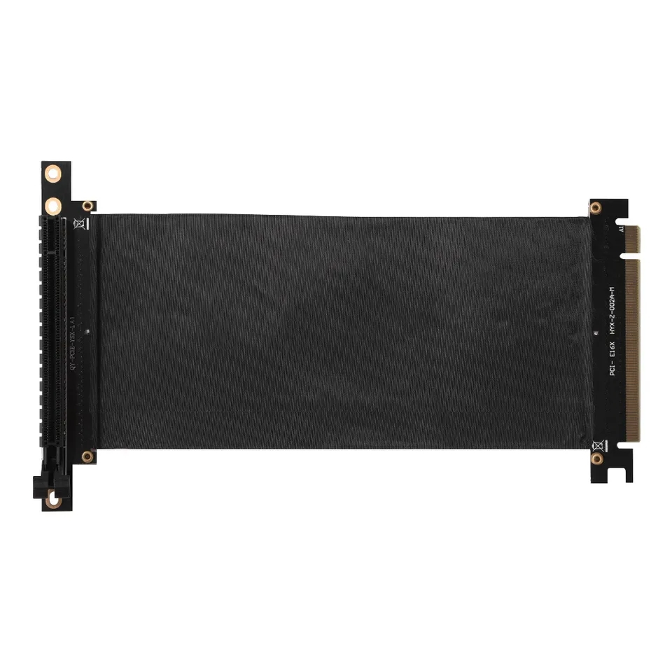 Cabo flexível adaptador de placa de video pci express 16x, cabo extensor riser