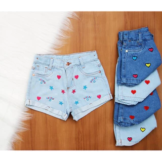 Short jeans infantil 4 a 16 anos | Short jeans Feminino | Short infantil para menina