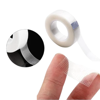 Kit 5 Fitas Transpore Adesiva Transparente Antialégica para Extensão de Cílios 10m