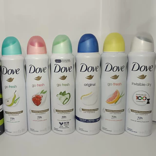 KIT 4 Desodorantes DOVE FRAGRANCIAS FEMININO Aerosol promoção 150ml original