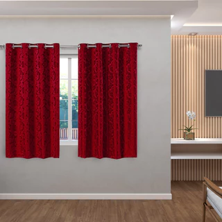 Cortina Jacquard Sala Quarto e Cozinha 2 00mts X 1 30mts