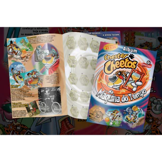 Livro Ilustrado Chester Cheetos na Maquina do Tempo OoZaruS