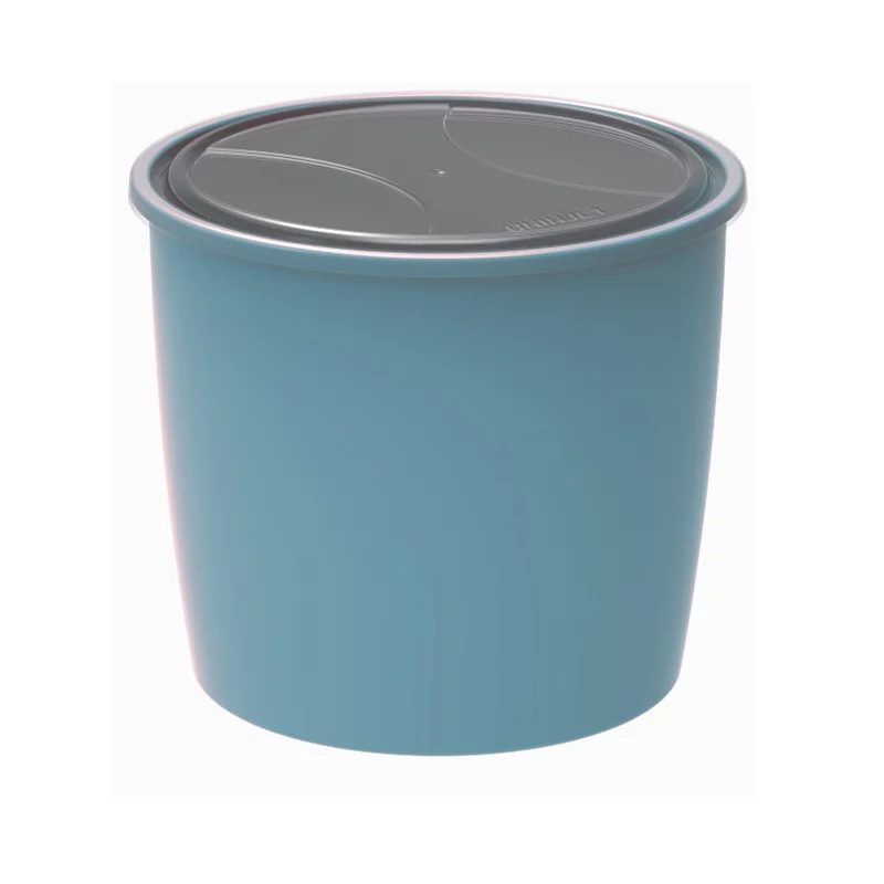 Pote de Plástico Redondo Amore 6 Litros Azul