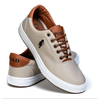 Tênis Masculino Polo Bege Sapatenis Tenis masculino Casual bege polo  oxfords sapatenis casual social tenis Social sapato Mocassins para homem  sapatos Esporte fino