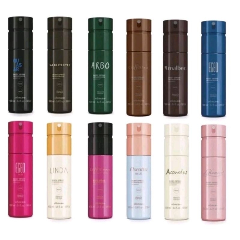 Desodorante Body Spray Feminino e Masculino 100ml - O Boticário em Oferta na Shopee