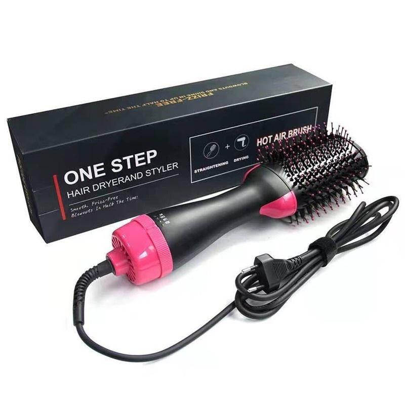 Escova Secadora Alisador Elétrica Quente Cabelo Com 3 Em1 Hair Styler APENAS 110V