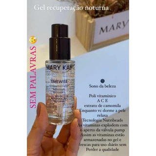 Gel Noturno de Recuperação com resveratrol -Time Wise3D reduçao de linhas de expressao e rugas novo e Original
