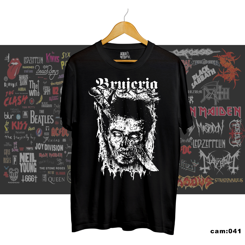 Camiseta Brujeria Metal Deathgrind camisa de rock Exclusiva