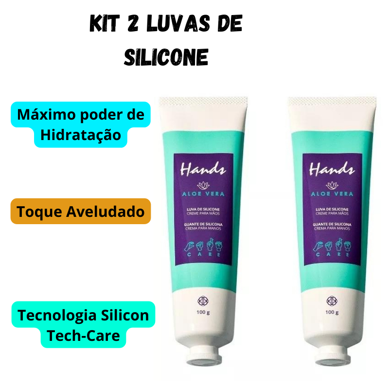 Promoção Creme para as mãos luva de silicone hands Hinode 100g - Kit c/  2unidades - Classificados D