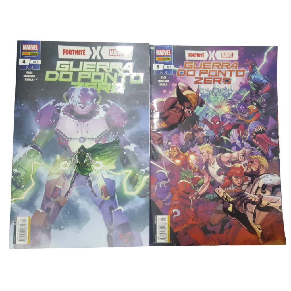 Livro Fortnite X Marvel: A Guerra Do Ponto Zero